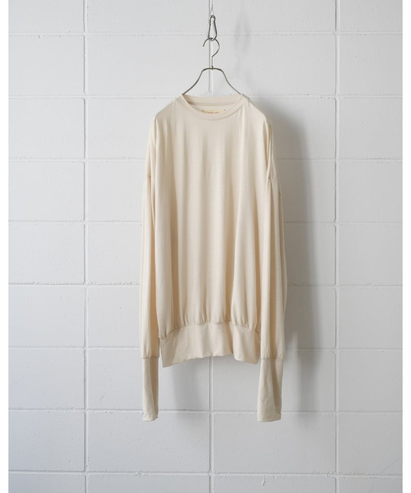 トップス barbell object s bo top (loose) / ecru barbell object s bo top | MusterWerk Sud.