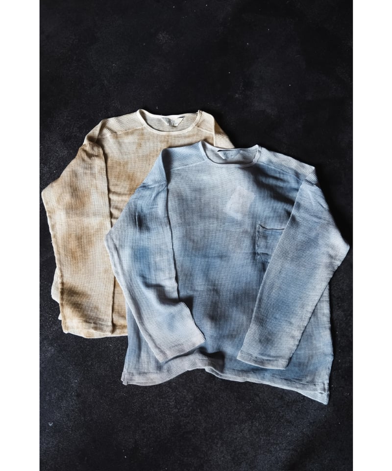 ANCELLM DYED MESH LS T-SHIRT | MusterWerk Sud. ANCELLM DYED MESH LS T-SHIRT | MusterWerk Sud.