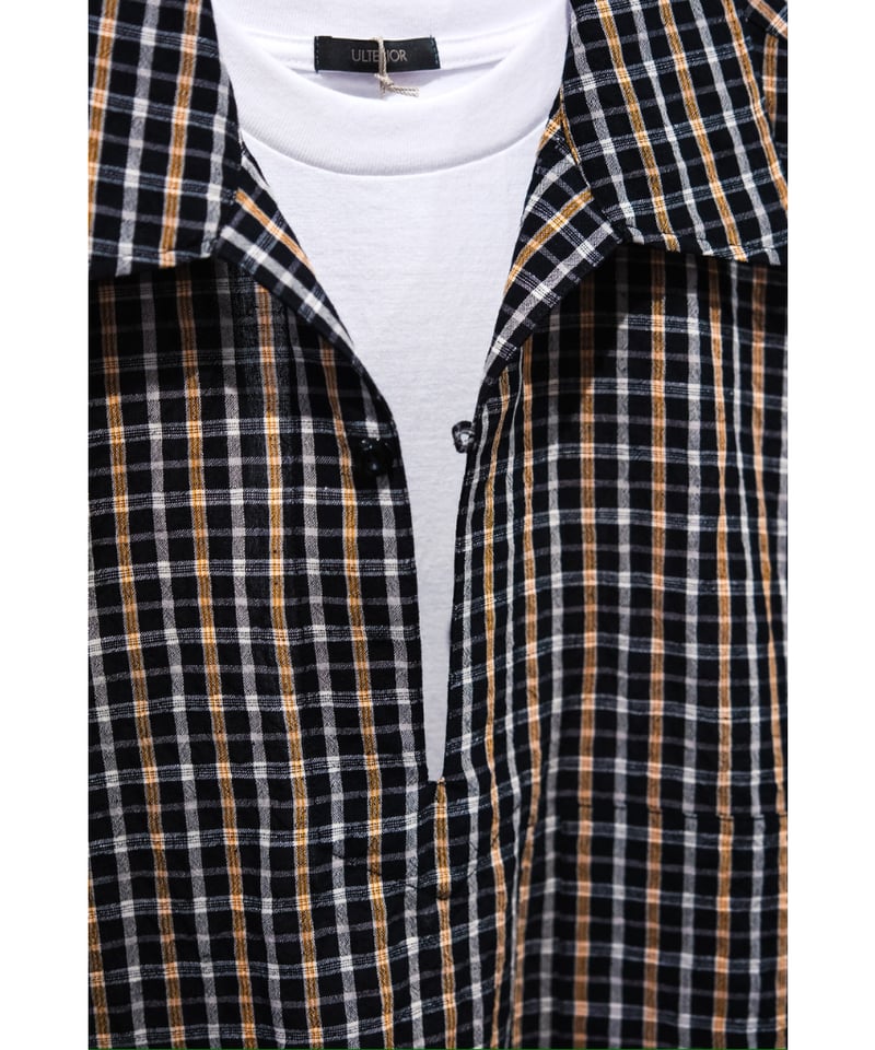ULTERIOR W/L CHECKED SKIPPER SHIRT | MusterWerk