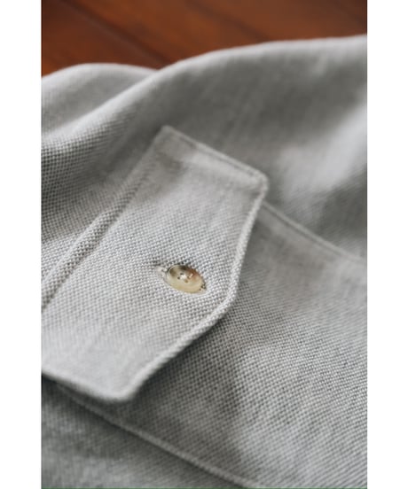 YE OLDE & NEW MAN RANDONNEUR MOCK POLO SHIRT (MIXED PIQUE)