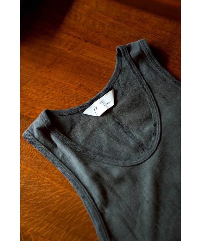 トップス 25SUMMER ANCELLM DAMAGED TANK TOP GRAY DAMAGE TANK TOP(GRAY) – ANCELLM