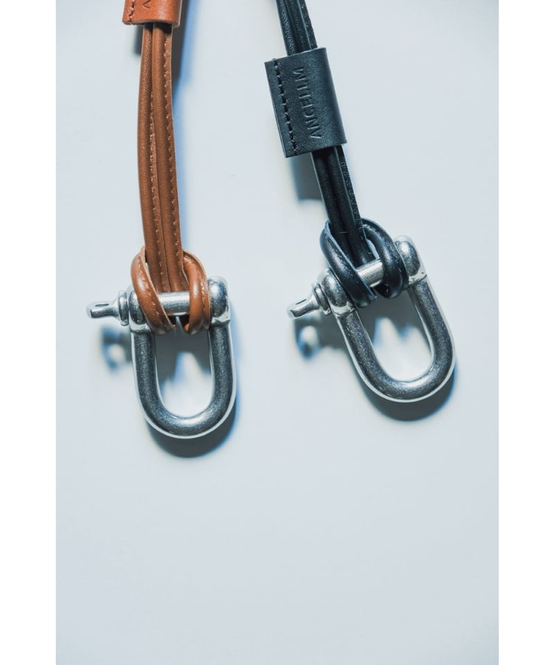 ancellm LEATHER ROPE BELT (BLACK) レザー ancellm LEATHER ROPE BELT (BLACK) レザー ANCELLM/アンセルム