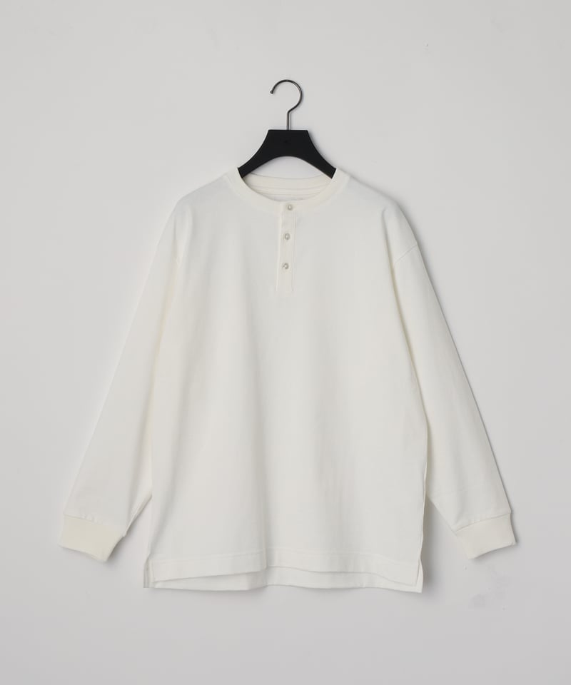 【期間限定価格】新品 KANEMASA PHIL. ヘンリーネック T 白 L 期間限定価格】新品 KANEMASA PHIL. ヘンリーネック T 白 L