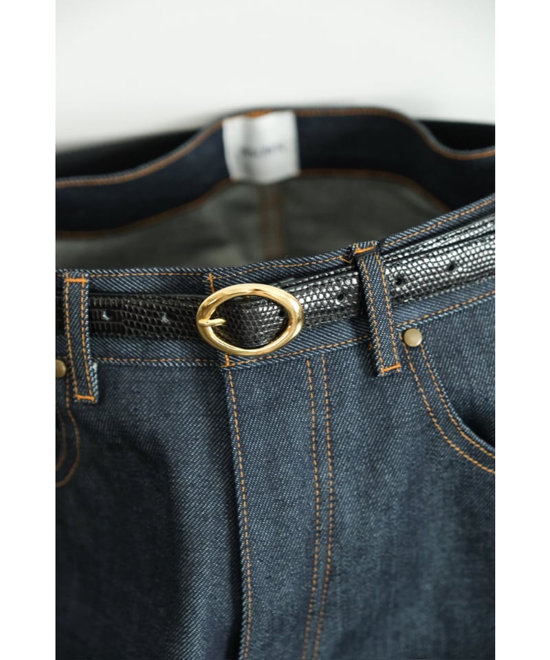 BISOWN LIZARD OVAL BELT | MusterWerk Sud.