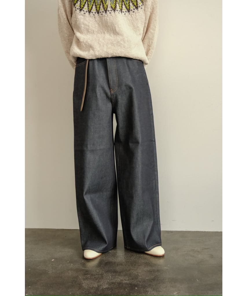 新品 BISOWN 25ss BISOWN WIDE DENIM ワイドデニム BISOWN】BISOWN WIDE DENIM - HUUKU