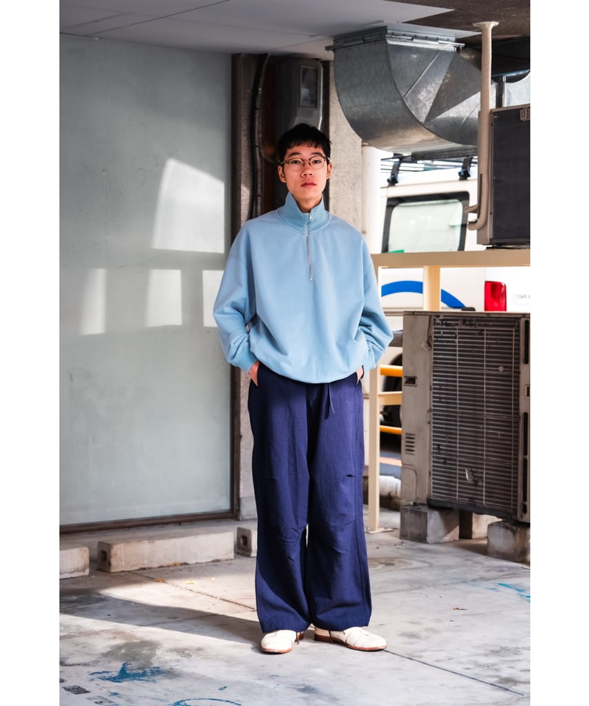 KANEMASA PHIL. 36G Super Fine Gauge Half Zip Pu KANEMASA PHIL. 36G Super Fine Gauge Half Zip Pu