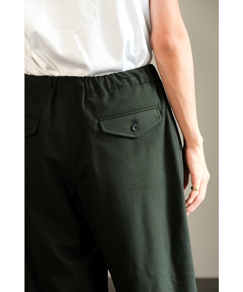 ULTERIOR SUPER FINE WOOL CHECKED DRAWSTRING PAN