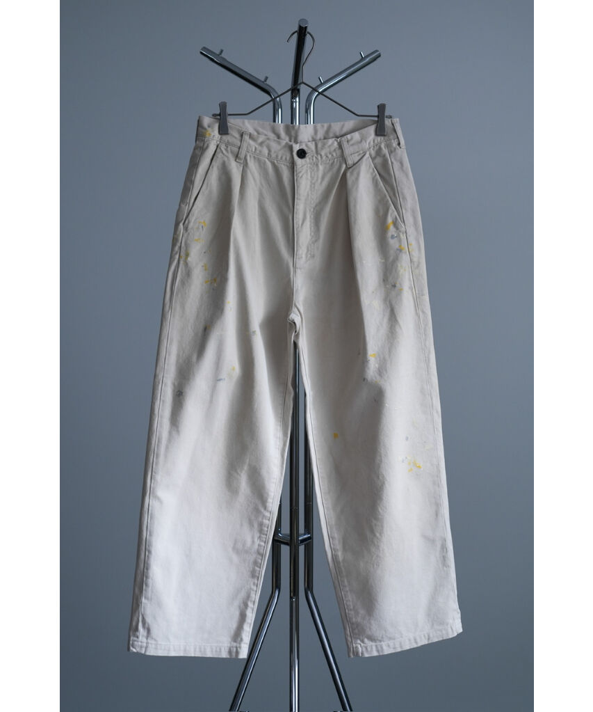 パンツ ancellm 23SS paint chino trousers 1 パンツ ancellm 23SS paint chino trousers 1 ANCELLM