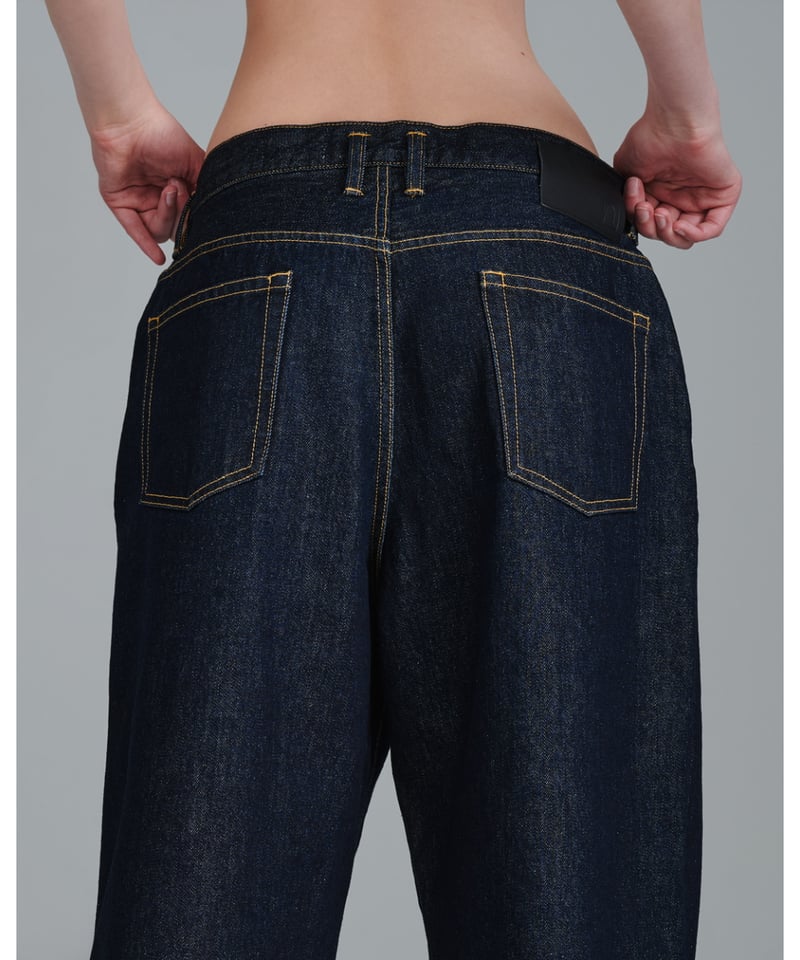 【新品タグ付】nakedgauge ASHLEY JEANS nakedgauge ASHLEY JEANS ”FADE BLACK”［フェードブラック