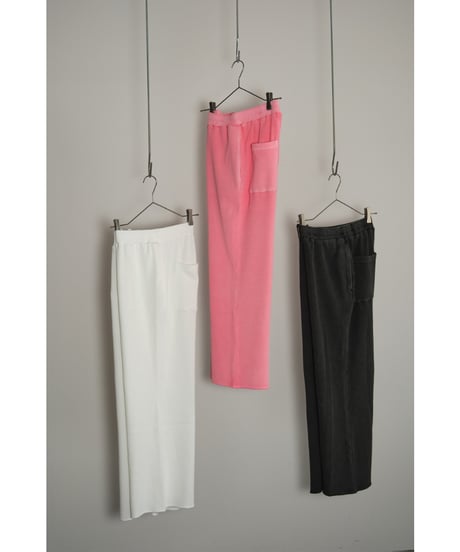 KANEMASA PHIL. 18G Heavy Weight Garment Dye Waffle Pants
