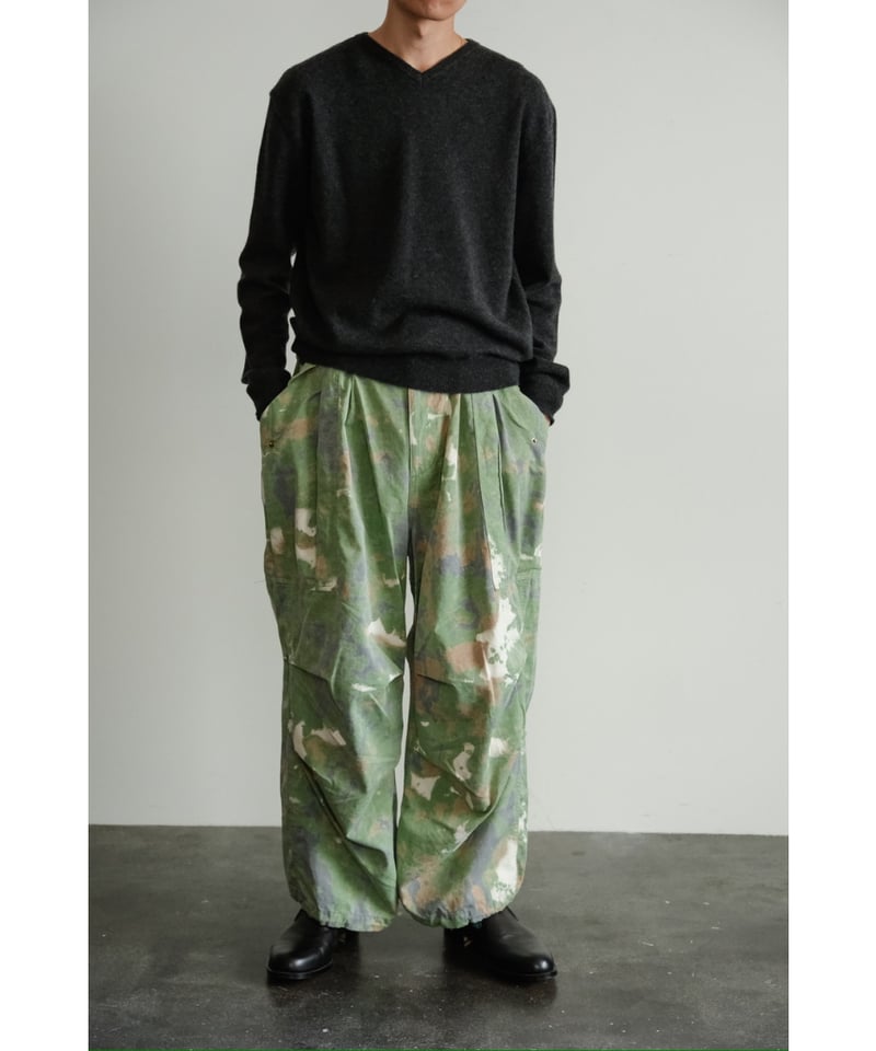 Gurank Poplin camouflage cargo pants | MusterWe