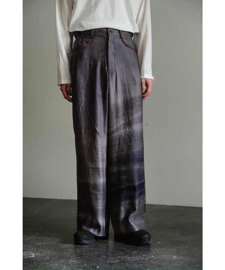 m's braque GATHERED WAIST WIDE PANTS