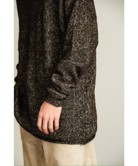 POSTELEGANT Baby Llama Hemp knit Pull-Over