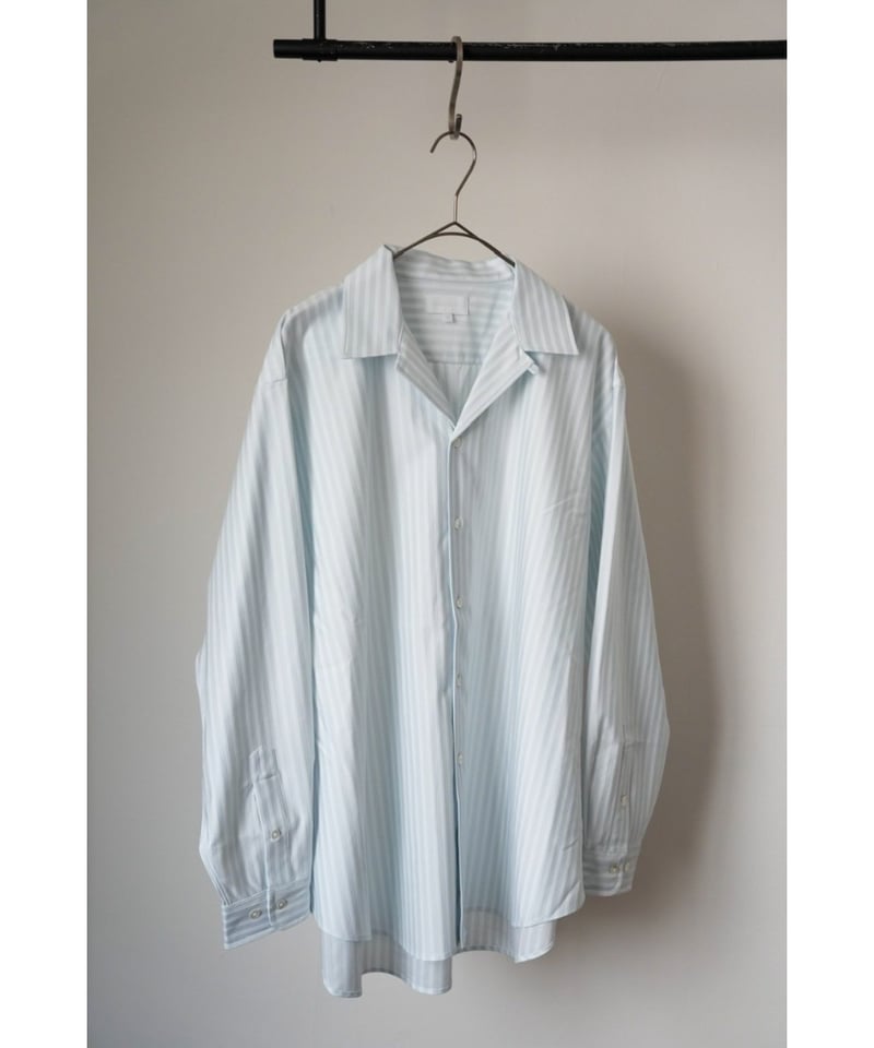 トップス kanemasa phil Stripe Open Collar Shirt KANEMASA PHIL. 46G Atmosphere Stripe Open Colla