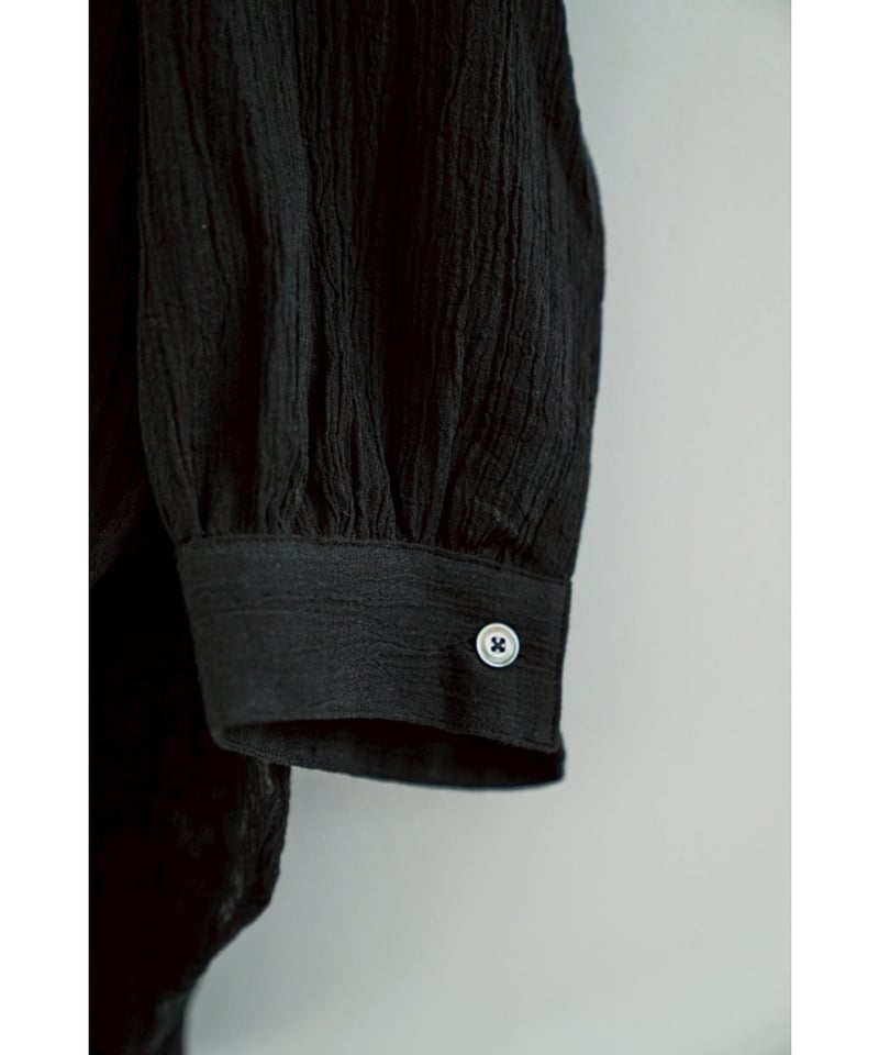 ANCELLM CREPE HALF ZIP SHIRT | MusterWerk Sud.