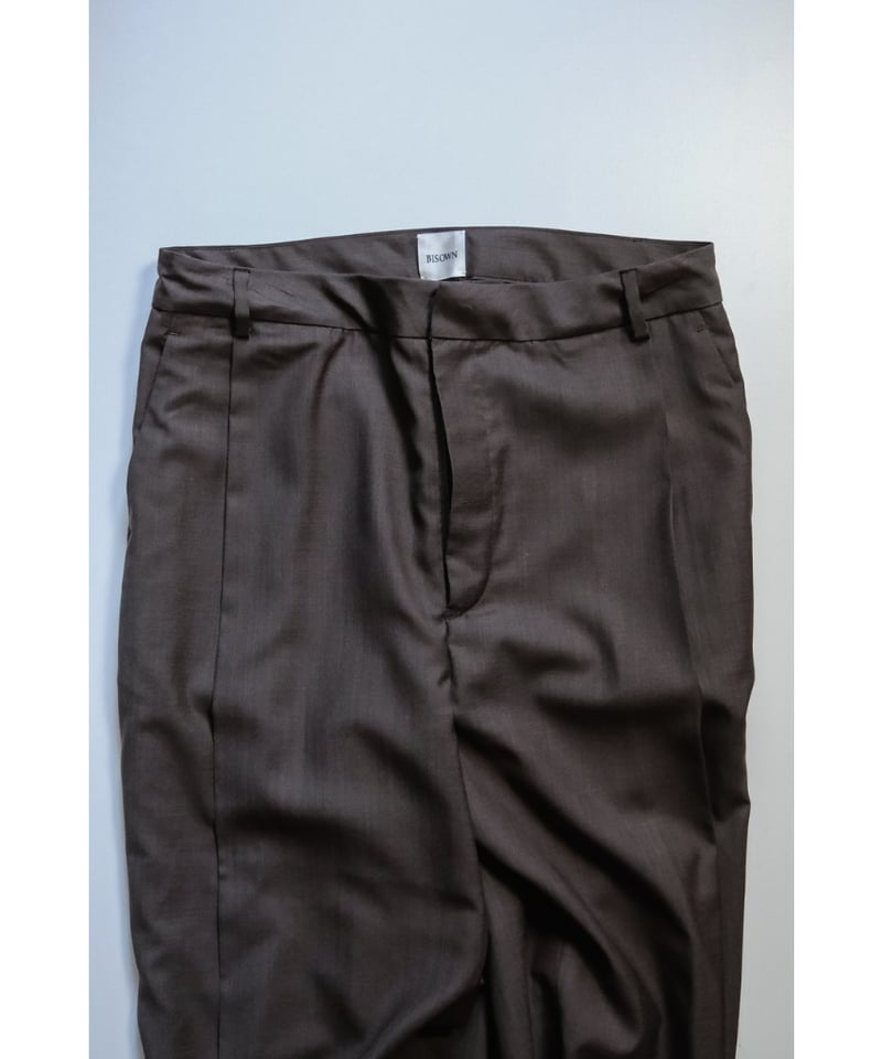 BISOWN SHEER WOOL PLEATSTUCK SLACKS | MusterWer BISOWN SHEER WOOL PLEATSTUCK SLACKS | MusterWer