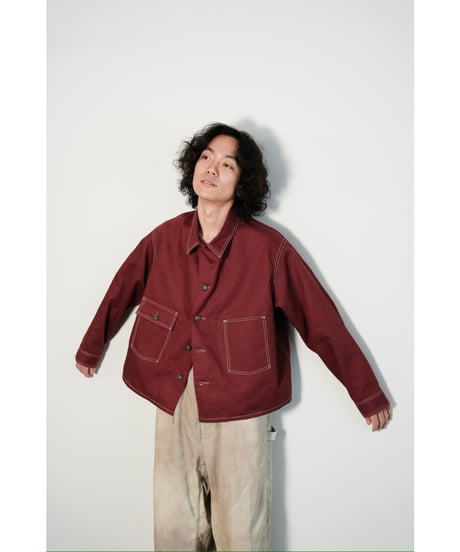FAUVES "Exclusive" CARPENTER SHORT JACKET - CANVAS -