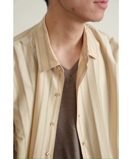KANEMASA PHIL. "Exclusive" 36G Wool V Neck Tee