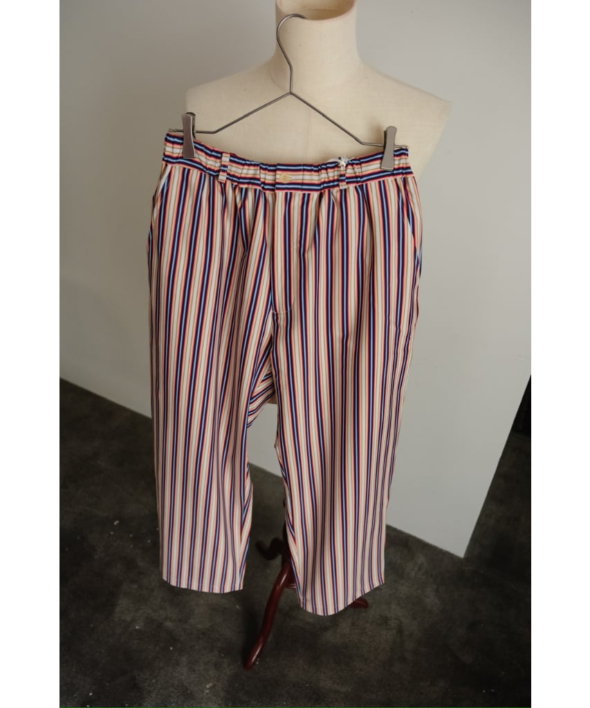 KANEMASA PHIL. 46G Easy Stripe Pants | MusterWe