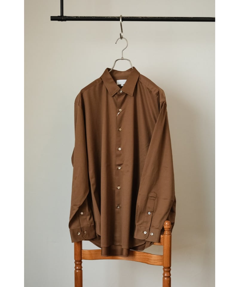 KANEMASA PHIL.　46GAtmosphere Shirt コヨーテL KANEMASA PHIL.】46G MODEST SHIRT - COYOTE | 公式通販サイト