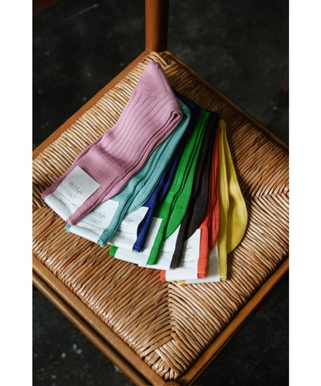 Olde H & Daughter SILK RIB SOCKS