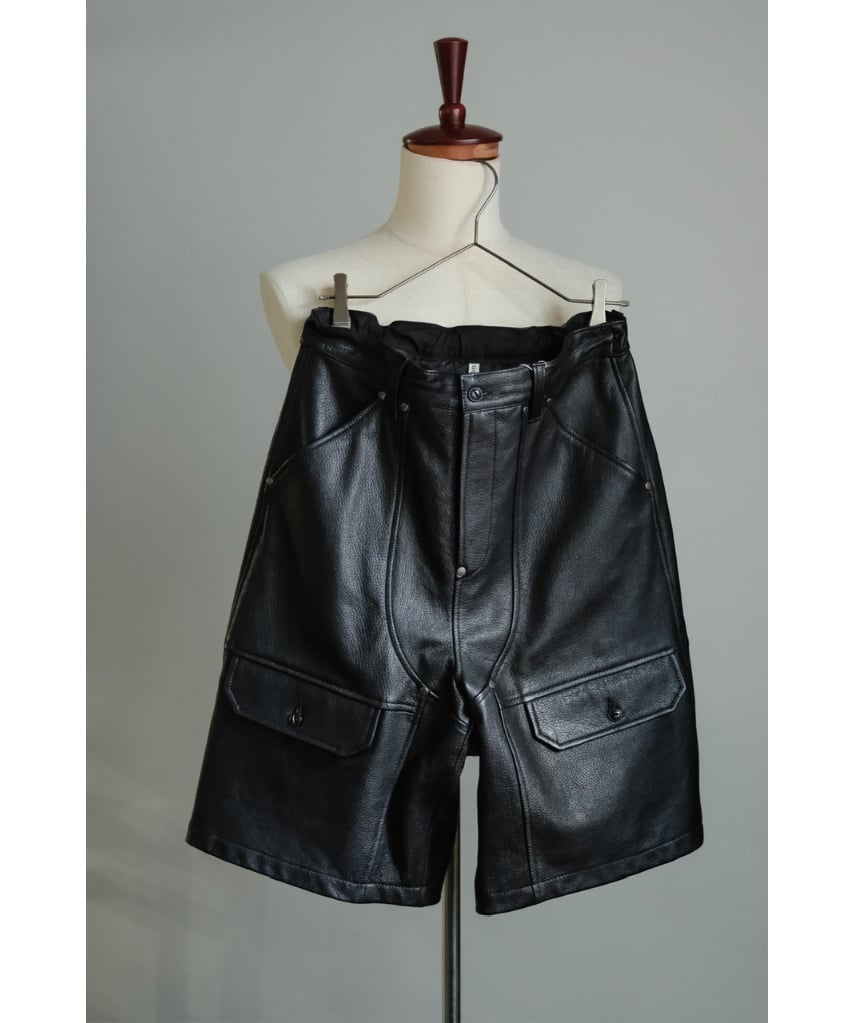 CCU ゴートレザー ショートパンツ WORK SHORTS CCU WORK SHORTS | MusterWerk Sud.
