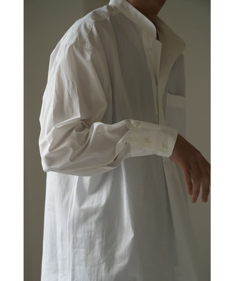 POSTELEGANT Fine Cotton Twill Pull-Over Shirts 