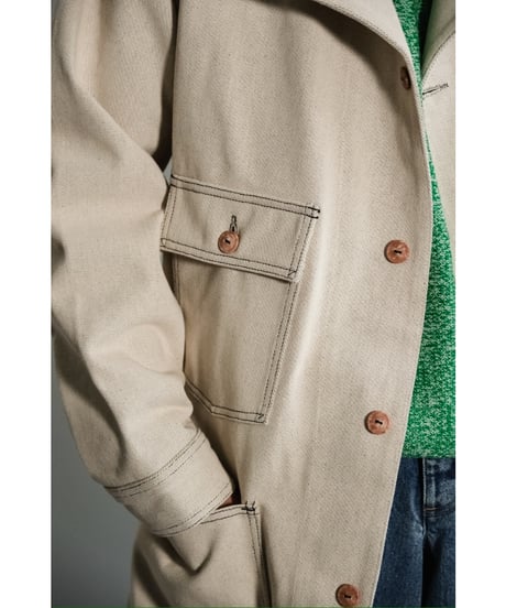 FAUVES CARPENTER JACKET - DENIM-