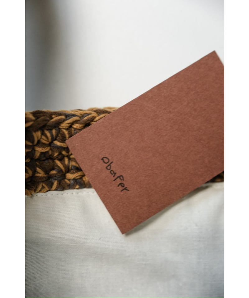 obafer crochet shoulder bag | MusterWerk Sud.