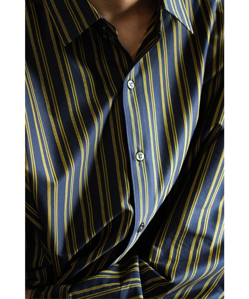 KANEMASA PHIL. 46G Atmosphere Stripe Shirt | Mu