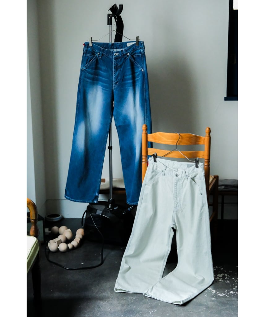 ENCOMING パンツ ENCOMING ST TUCK TROUSERS [SLATE GREY] - Fresh Service
