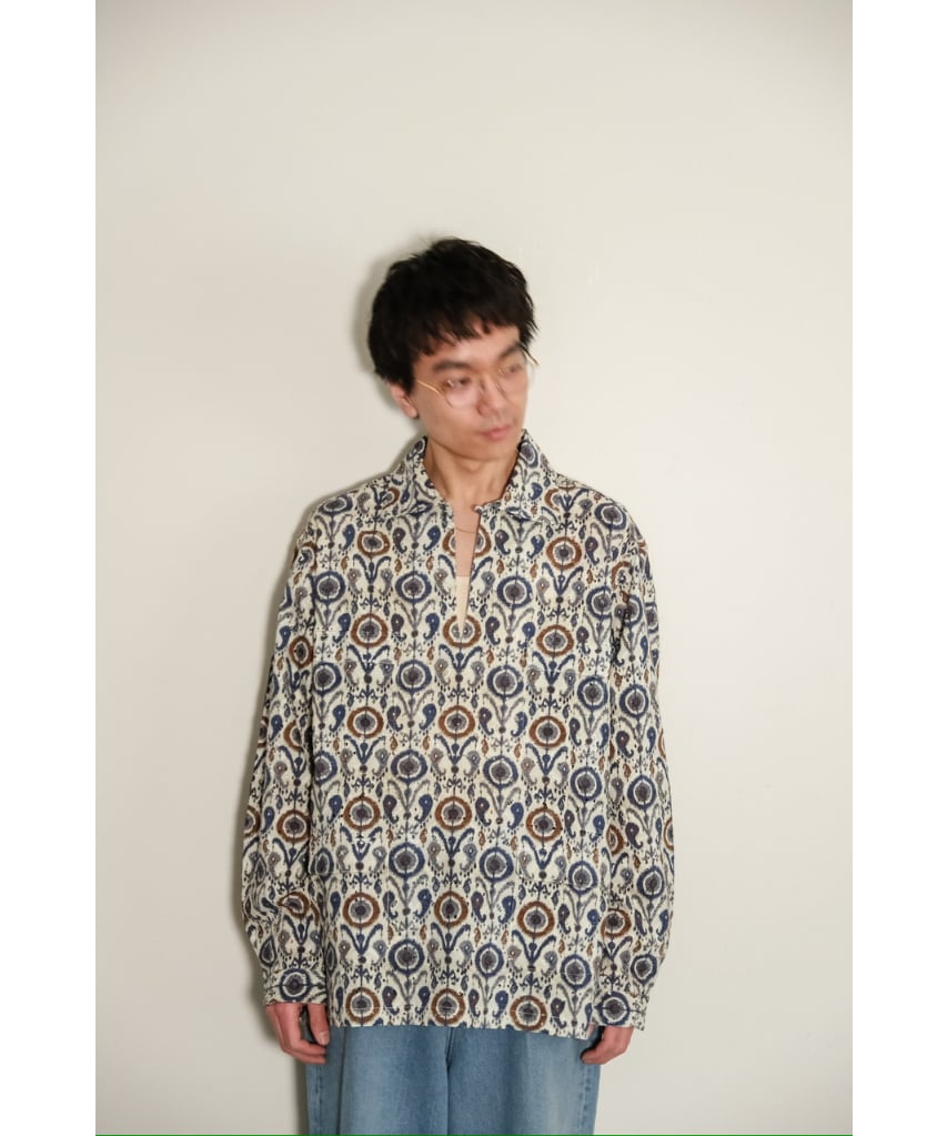 トップス PERIOD FEATURES CUTOUTHandClipping Shirt PERIOD FEATURES ピリオド フィーチャーズ 