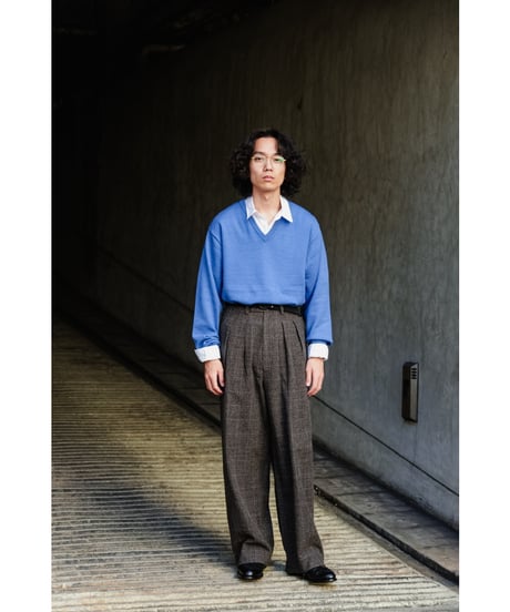 m's braque "Exclusive" TUCKED BAGGY PANTS