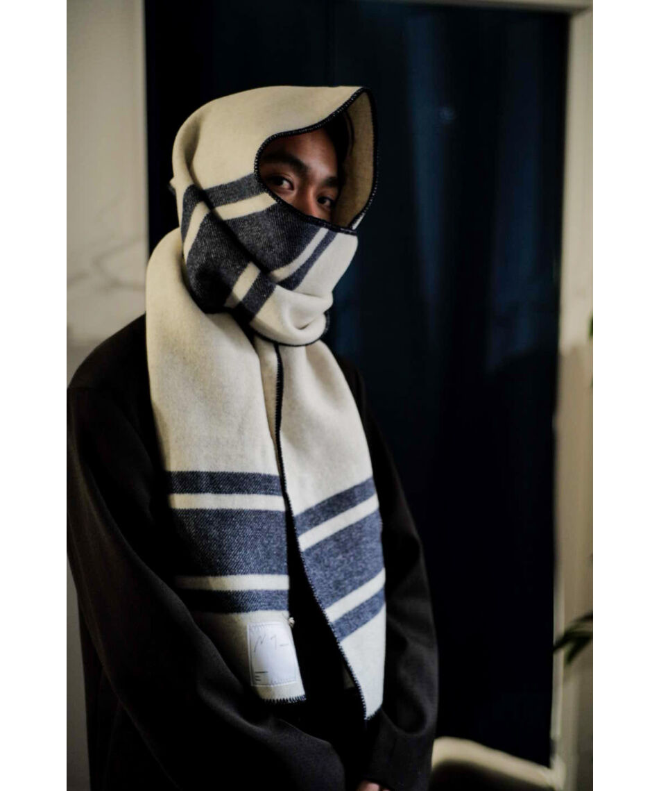 【ANCELLM / アンセルム】WOOL BLANKET SCARF fit=scale-down,w=1200