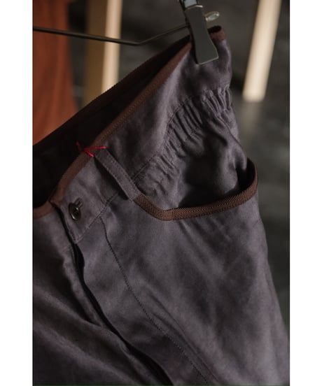 m's braque GATHERED WAIST WIDE PANTS