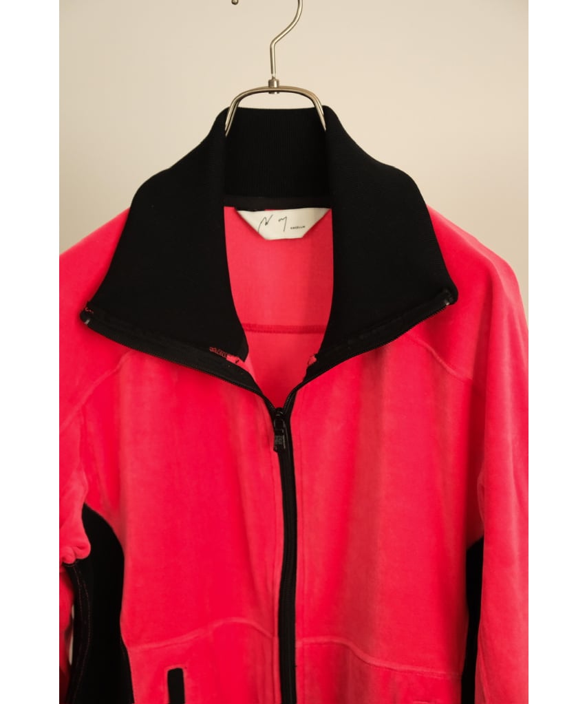 ANCELLM VELOUR SWITCHING JACKET サイズ1 ANCELLM - VELOUR SWITCHING JACKET | NAVY | ジャケット | NapsNote