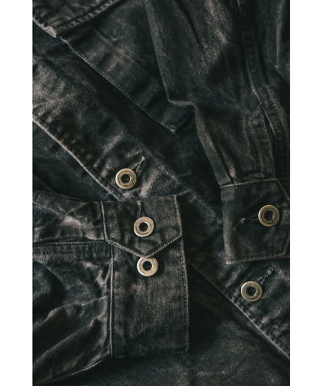 ENCOMING DENIM TWO POCKETS SHIRT BLOUSON