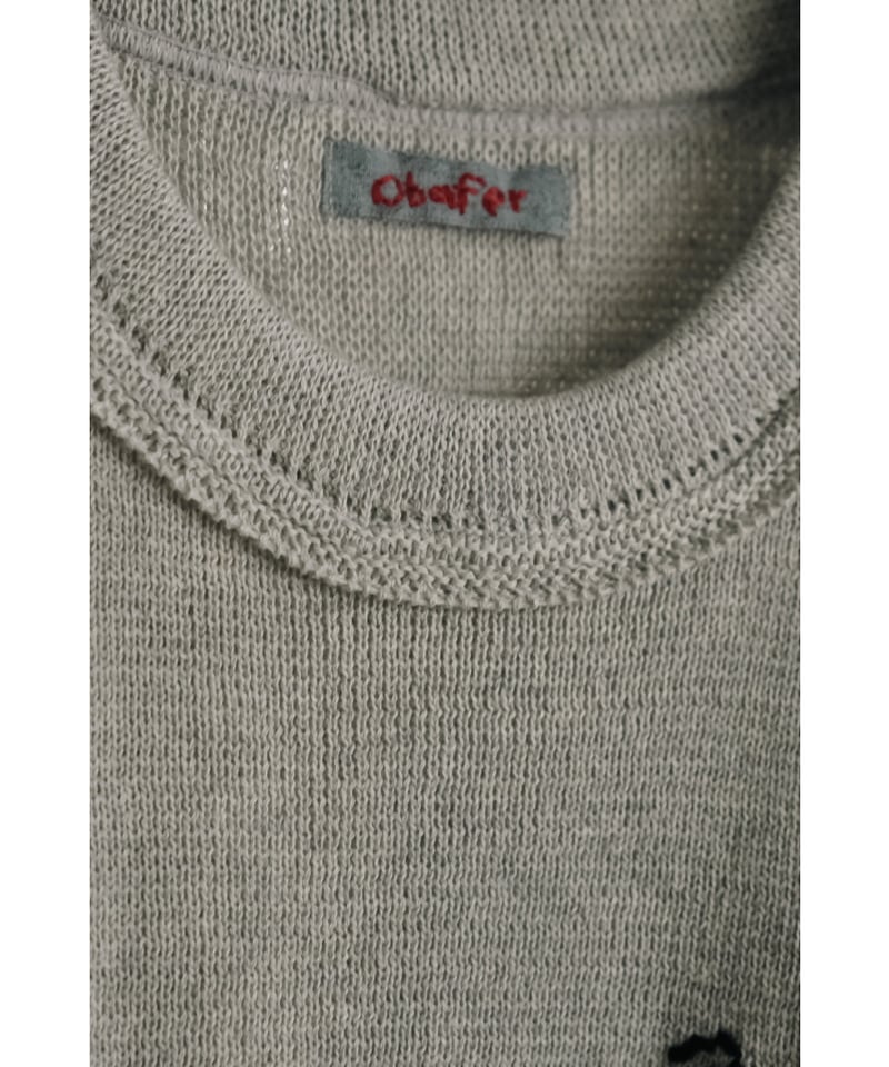 obafer Cotton knit T-shirt | MusterWerk Sud