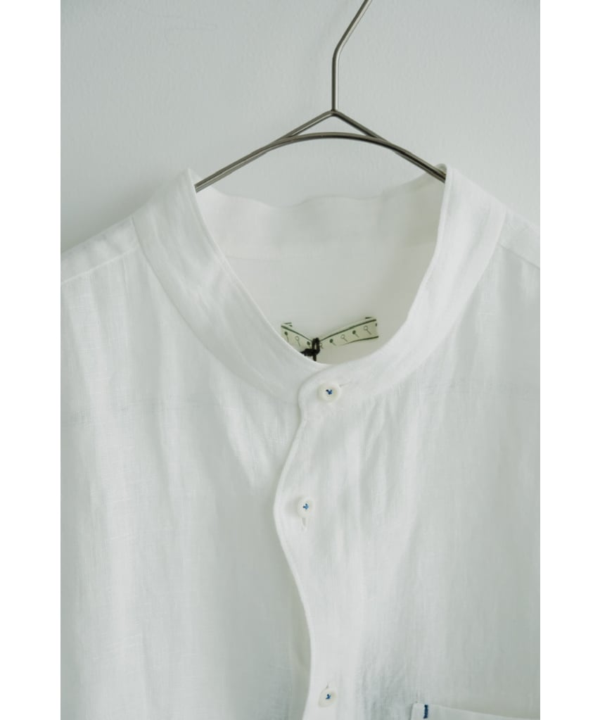 Gorsch French Linen Stand Collar Shirts | Muste