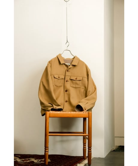 Gorsch "Limited" Vintage Serge Wool Cropped Jacket