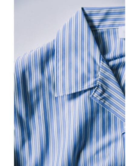 KANEMASA PHIL. "Exclusive" 46G Stripe Delta Shirt