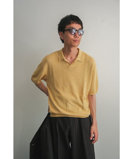 ENCOMING KNITTED HALF POLO