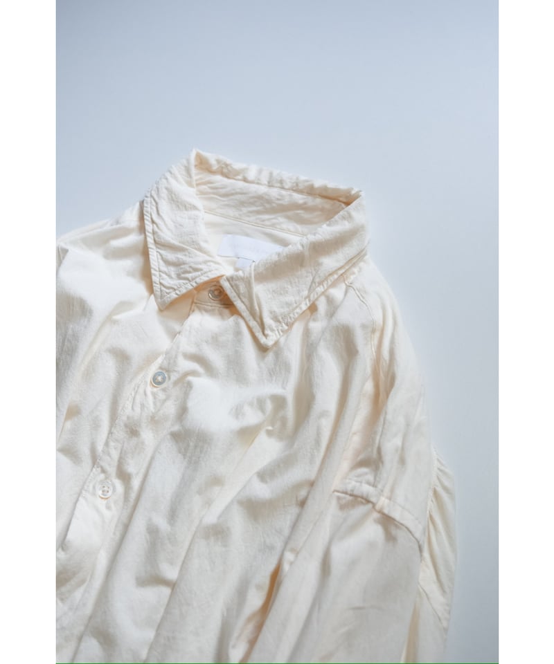 KANEMASA PHIL. 46G Artisan L/S Shirt 白L KANEMASA PHIL.】46G ARTISAN JERSEY SHIRT - WHITE – session