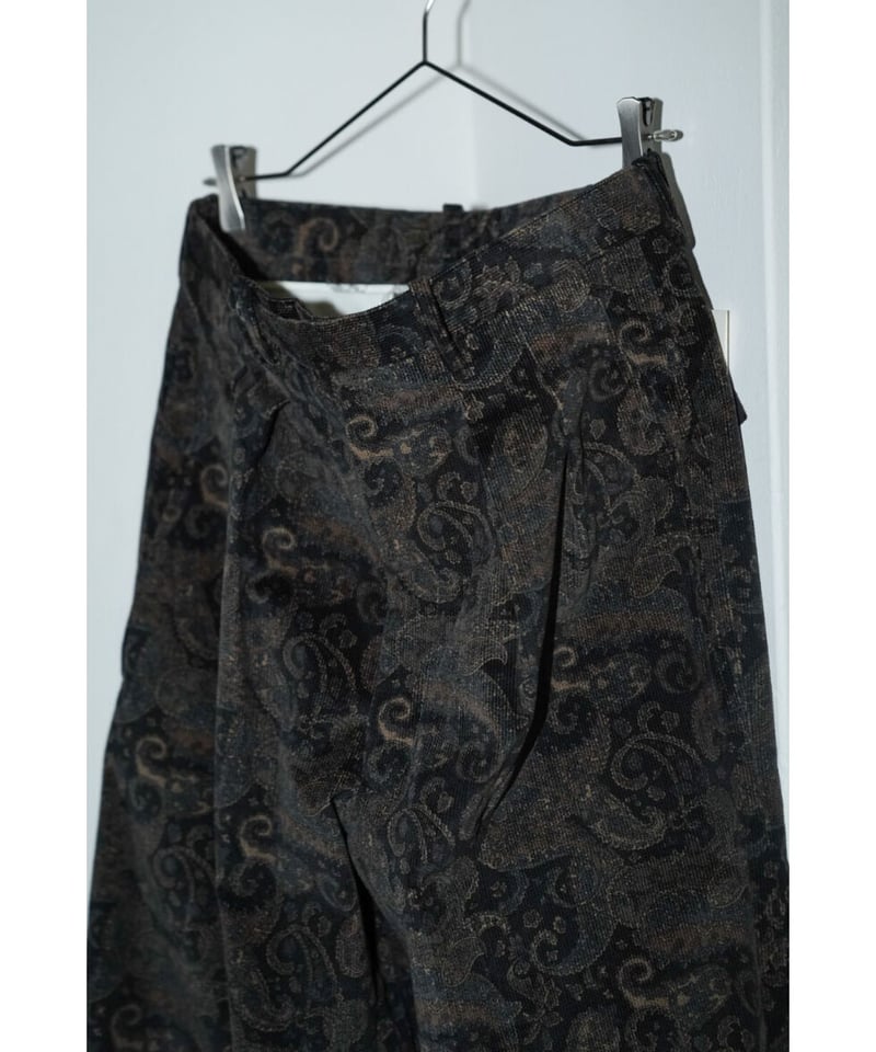 m's braque HARLEM PANTS ペイズリー m's braque】HARLEM PANT / Paisley Velvet – TOKIS