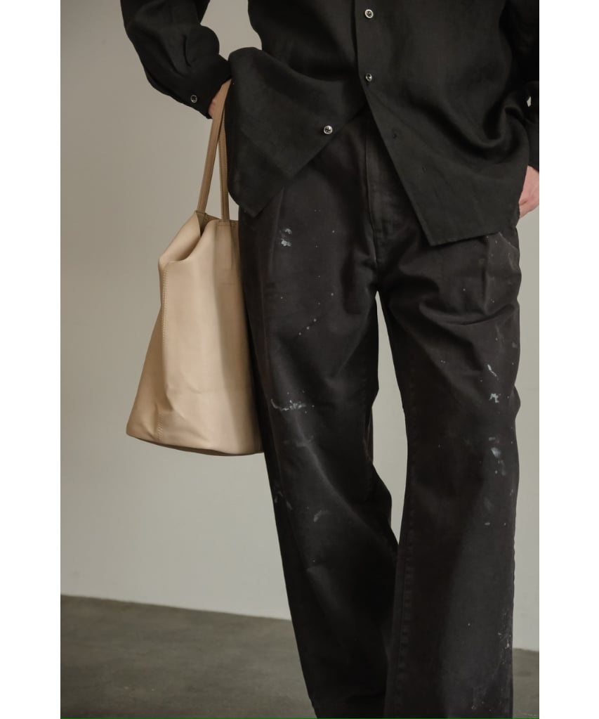 67▢ANCELLM PAINT CHINO TROUSERS UT0520-8 ANCELLM - PAINT CHINO TROUSERS | HBX