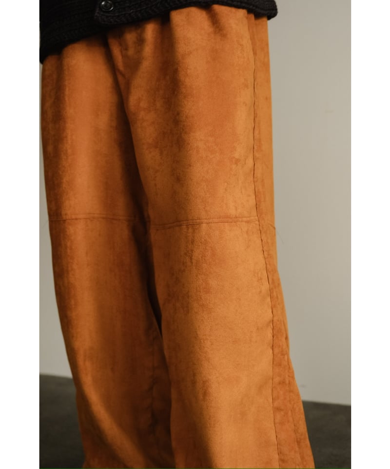 ANCELLM VEGAN LEATHER SIDE LINE PANTS | MusterW ANCELLM VEGAN LEATHER SIDE LINE PANTS | MusterW