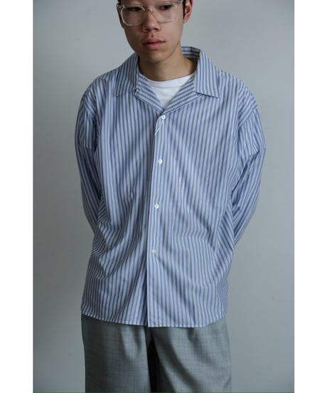 KANEMASA PHIL. "Exclusive" 46G Stripe Delta Shirt