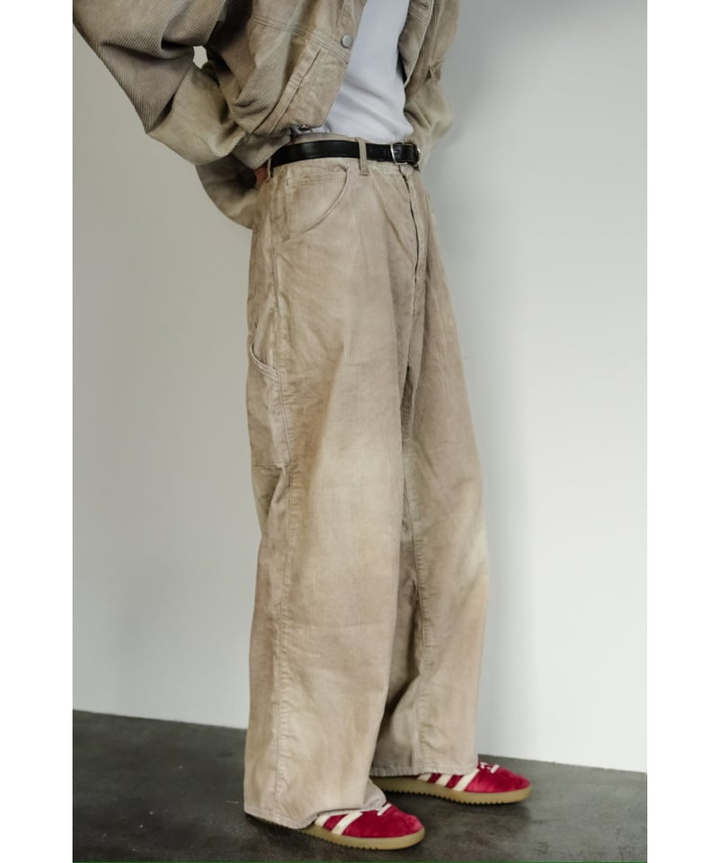 ANCELLM CORDED VELVETEEN PAINTER PANTS | Muster