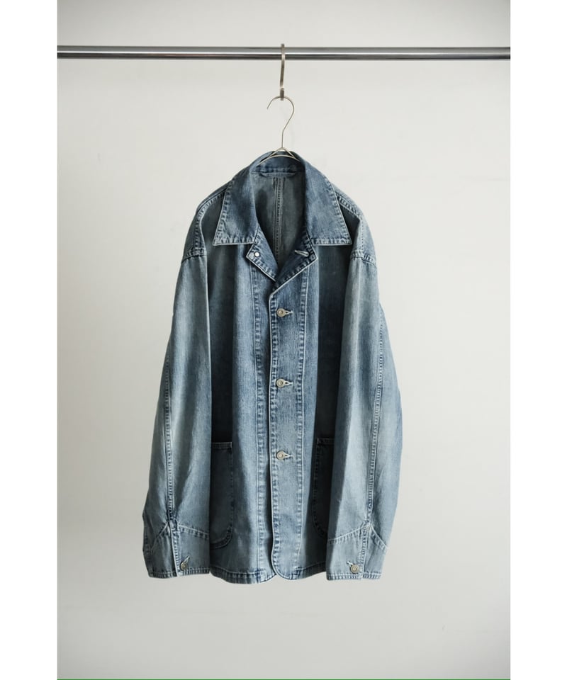 ULTERIOR FADED LIGHT DENIM COVERALL | MusterWer