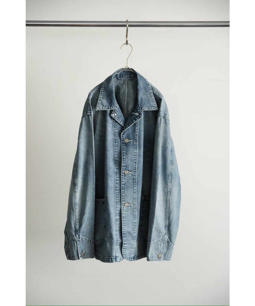 ULTERIOR FADED LIGHT DENIM COVERALL | MusterWer